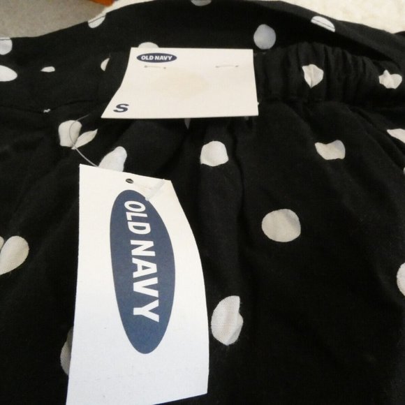 NWT Skirt Black Polka Dot Wear for Church Office Work Old Navy Women Size S - Picture 6 of 10